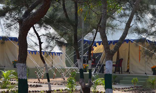 Tent house at Nuanai Nature Camp