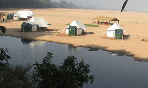 Satkosia Gorge and Mahanadi From AC Cottages