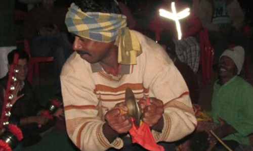 local Folk dance at Satkosia Sands Resort