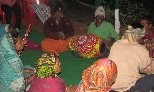 local Folk dance at Satkosia Sands Resort