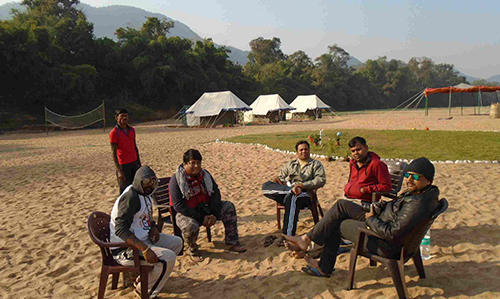 Satkosia Sands Resort camp