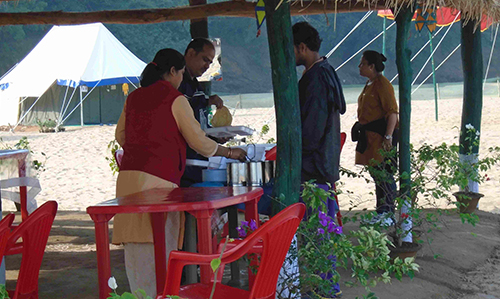 Satkosia Sands Resort camp