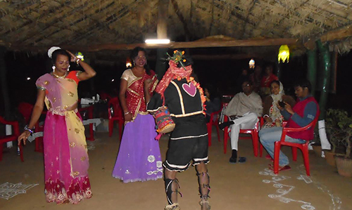 local Folk dance at Satkosia Sands Resort
