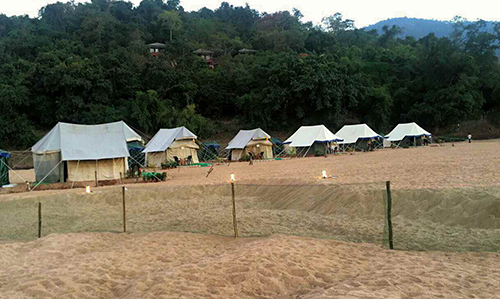 Satkosia Sands Resort camp