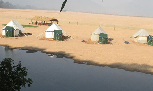 Where to Stay- Satkosia Sands Resort camp